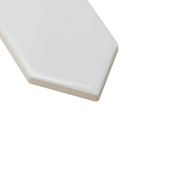 Arte 3" x 12" Picket Zellige Look Glossy Subway Wall Tile