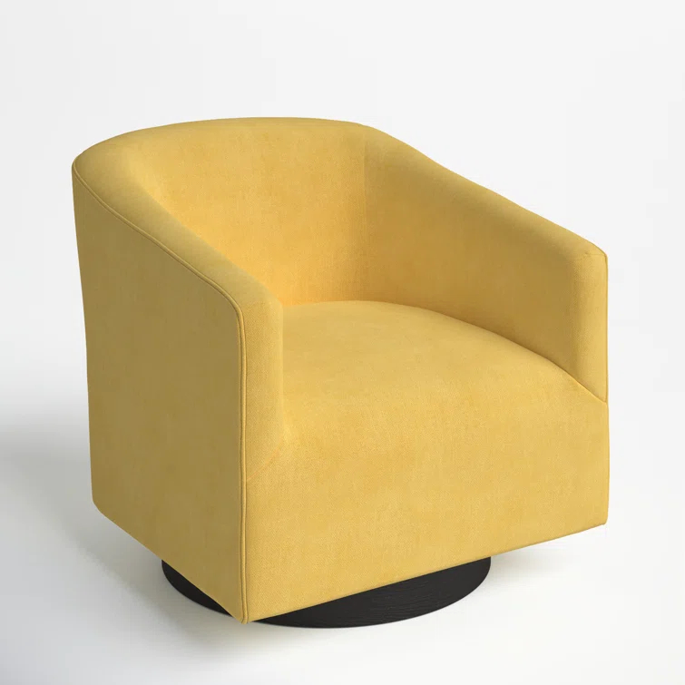 Donovan Upholstered Swivel Barrel Chair