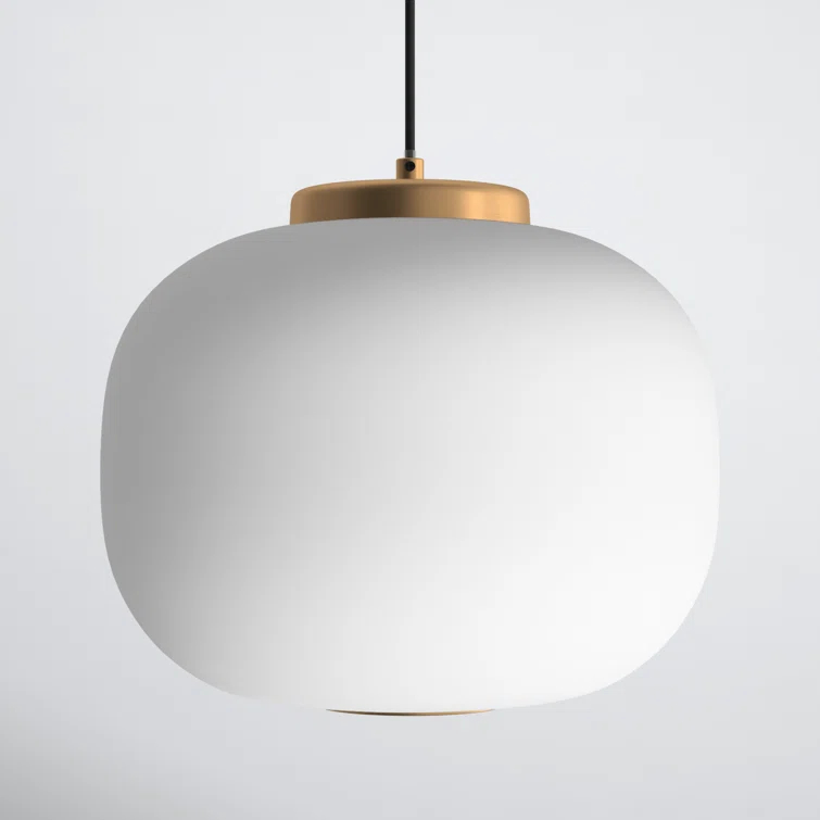 Kace Single Light Glass Dimmable Pendant