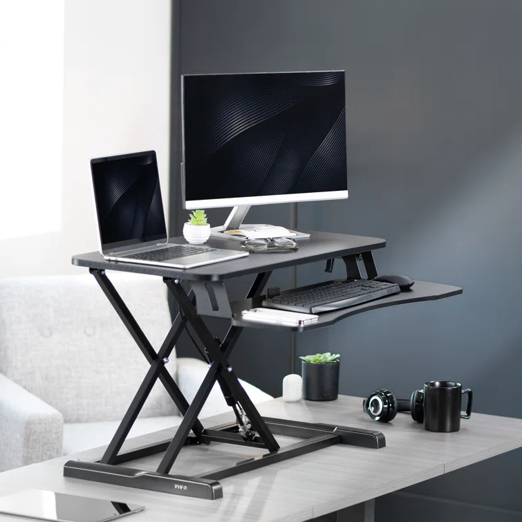 VIVO Height Adjustable Standing Desk Converter (DESK-V000K Series)