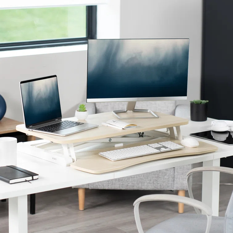 VIVO Height Adjustable Standing Desk Converter (DESK-V000K Series)
