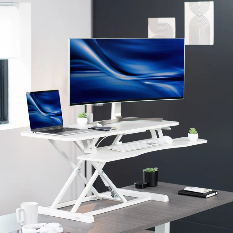 VIVO Height Adjustable Standing Desk Converter (DESK-V000K Series)