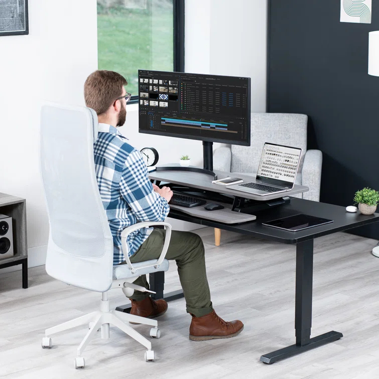 VIVO Height Adjustable Standing Desk Converter (DESK-V000K Series)