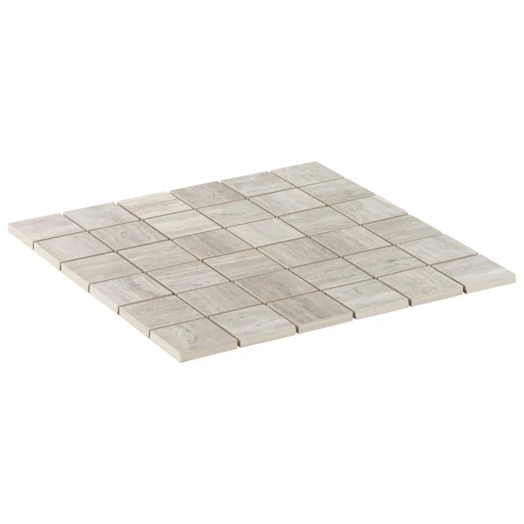 Roswell 12" x 12" Porcelain Mosaic Sheet Wall & Floor Tile (0.96 Sq. Ft. / Each)
