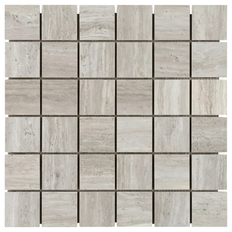 Roswell 12" x 12" Porcelain Mosaic Sheet Wall & Floor Tile (0.96 Sq. Ft. / Each)