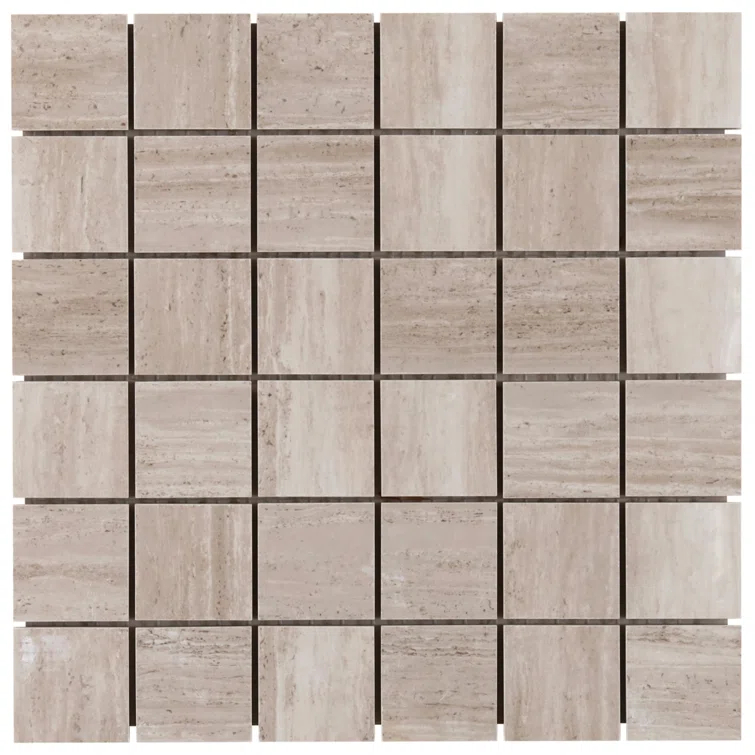 Roswell 12" x 12" Porcelain Mosaic Sheet Wall & Floor Tile (0.96 Sq. Ft. / Each)