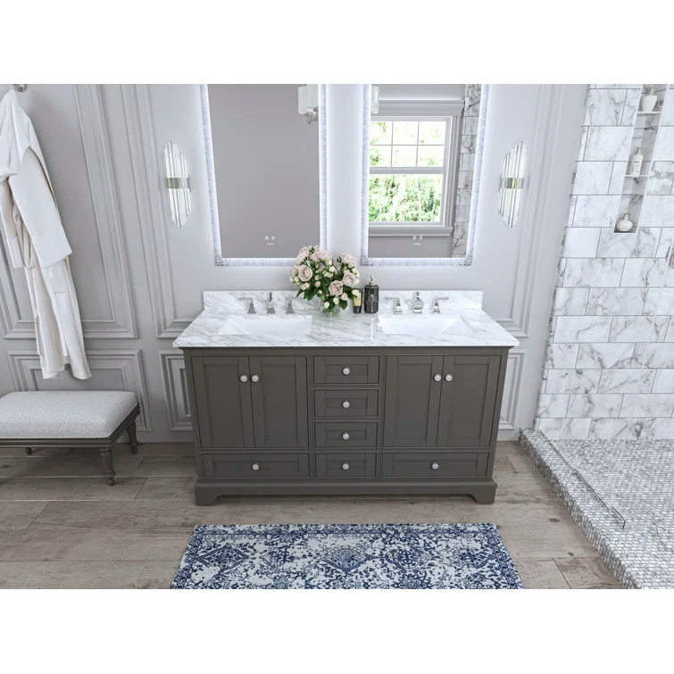 Varna 60'' Double Bathroom Vanity