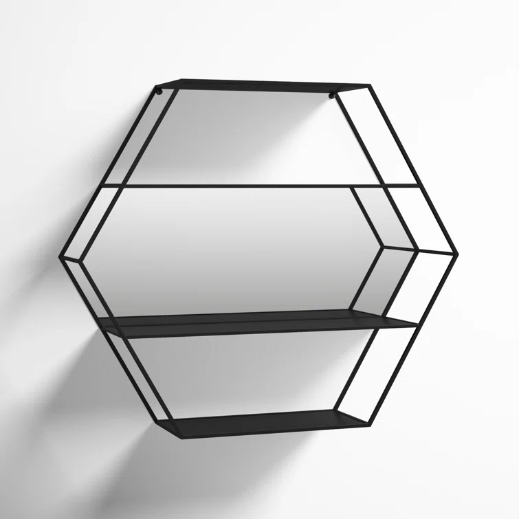 Celestia 3 Piece Hexagon Accent Shelf