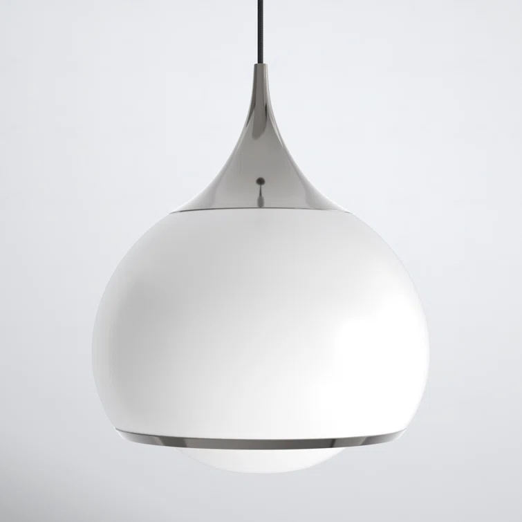Kegan Single Light Glass Dimmable Pendant