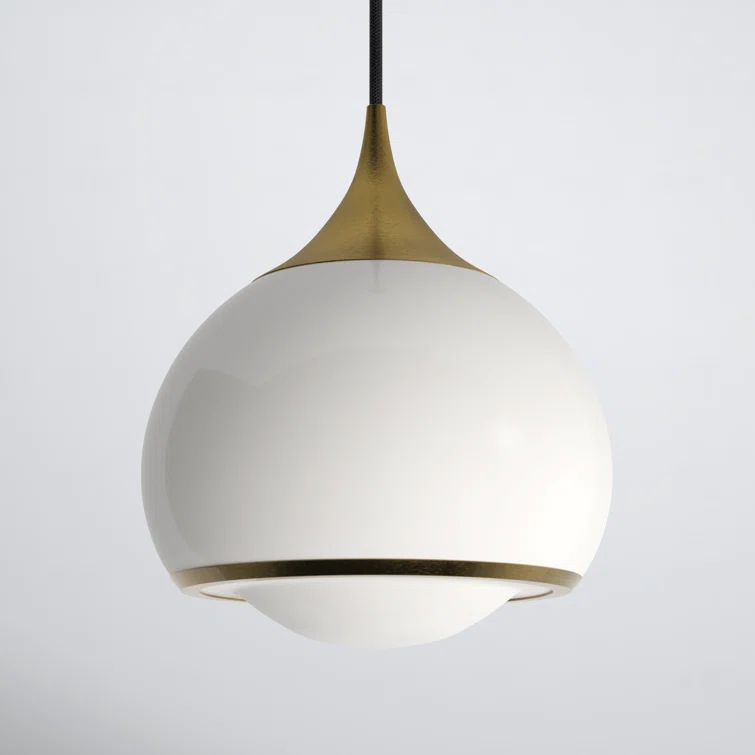 Kegan Single Light Glass Dimmable Pendant