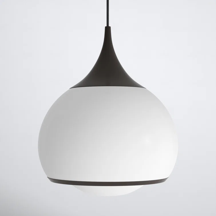 Kegan Single Light Glass Dimmable Pendant