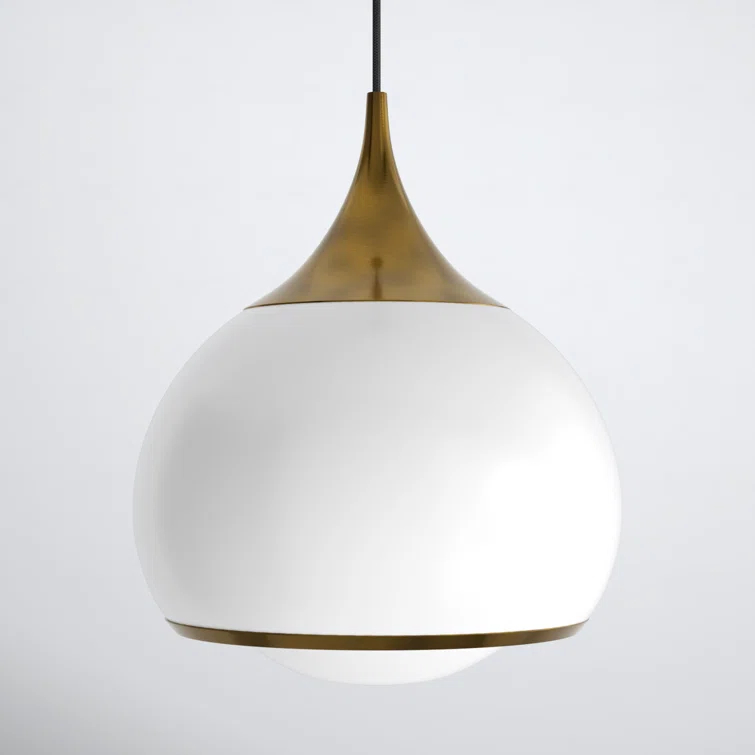 Kegan Single Light Glass Dimmable Pendant