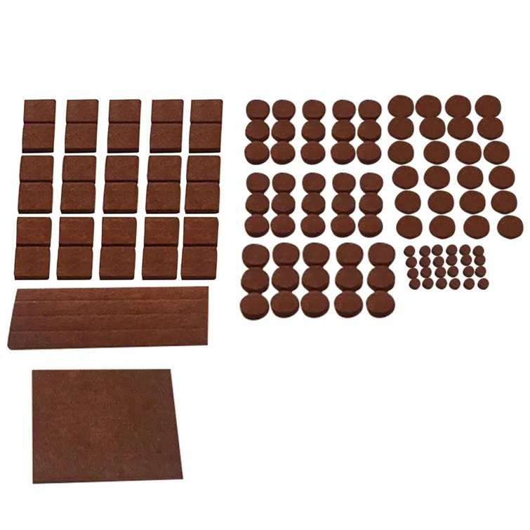 45 Pcs. Felt Furniture Pads - Protect Various Floors Including Hardwood, Laminate, Tile, and Vinyl