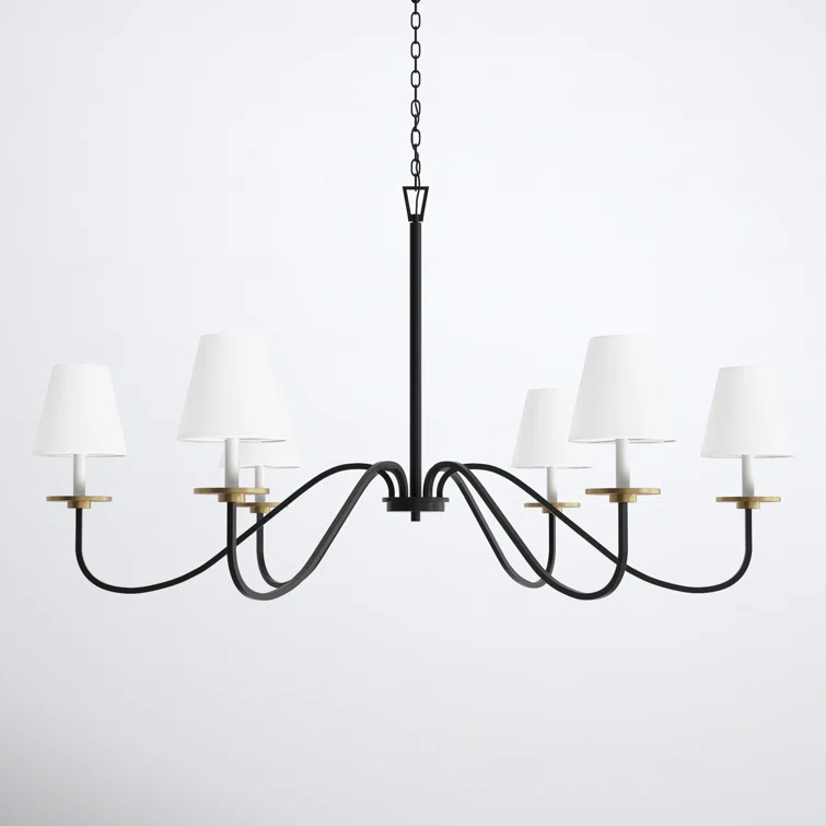 Cloverdale 6 - Light Dimmable Traditional Chandelier