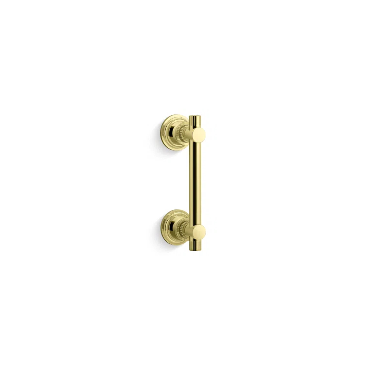 Unlacquered Brass 6" Shower Door Handle Pull