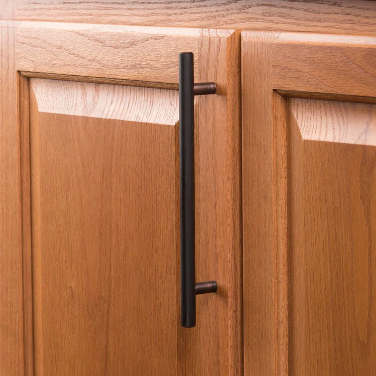 Bar Pull Kitchen Cabinet Handles, Solid Core Drawer Pulls for Cabinet Doors, 6-5/16" (160mm)