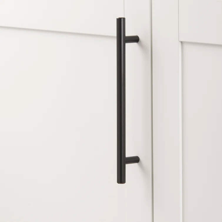 Bar Pull Kitchen Cabinet Handles, Solid Core Drawer Pulls for Cabinet Doors, 6-5/16" (160mm)