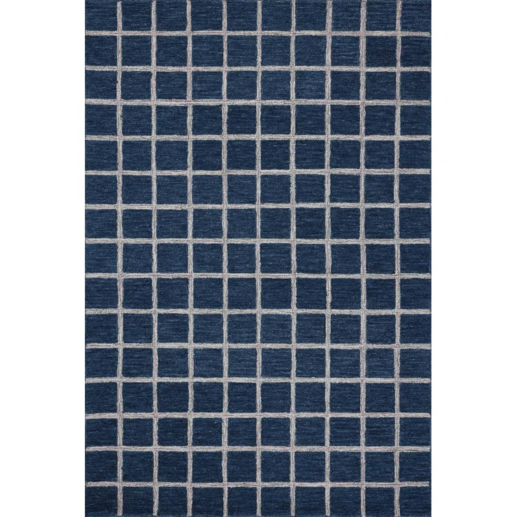 Chris Loves Julia x Loloi Polly Navy / Silver Area Rug