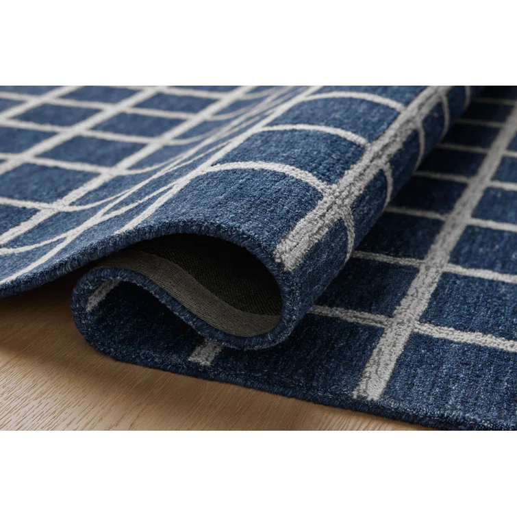 Chris Loves Julia x Loloi Polly Navy / Silver Area Rug