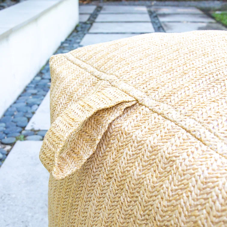 Big Joe Ottoman Weatherproof Bean Bag Footrest, Weather Resistant UV