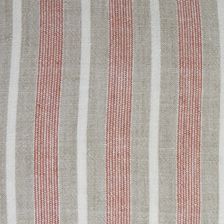 Montecito Striped Linen Throw Pillow
