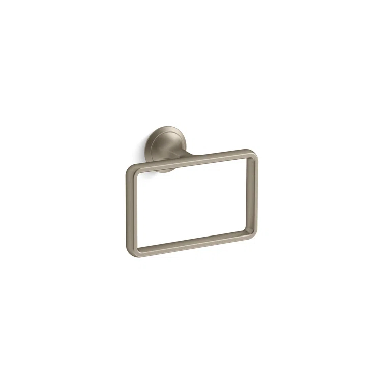 Brushed Bronze Wall Mounted Towel Ring