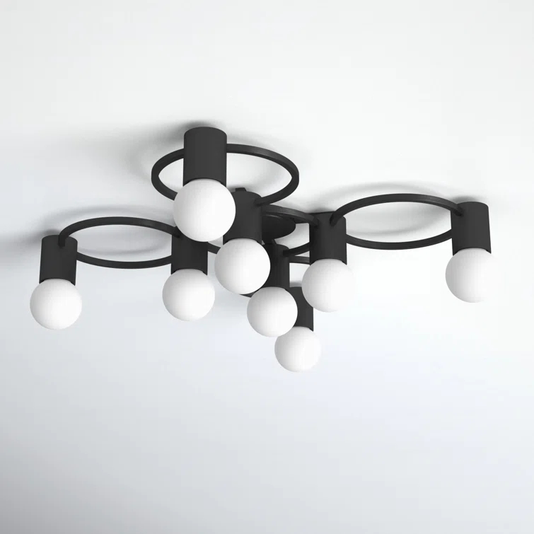 Nique 8 Light Flush Mount