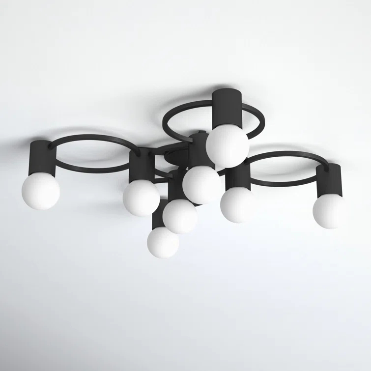 Nique 8 Light Flush Mount