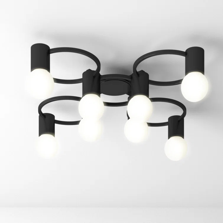 Nique 8 Light Flush Mount