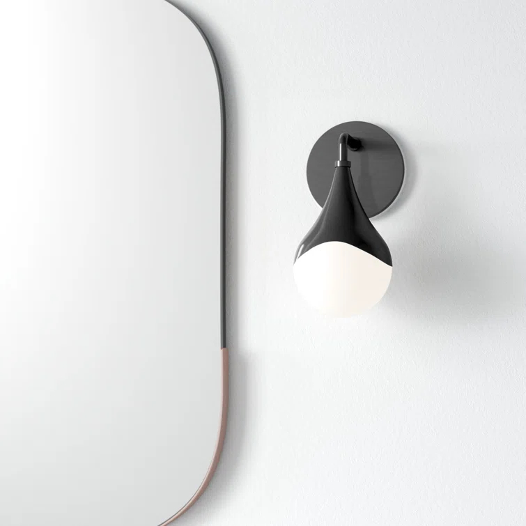 Algiers Single Frosted Dimmable Bath Sconce