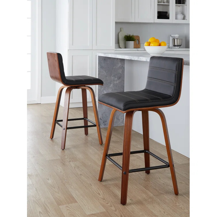 Swivel Upholstered Counter Stool