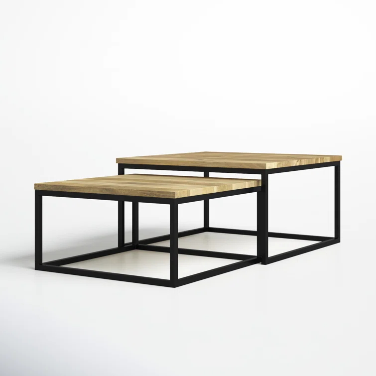 Dashiell Solid Wood Nesting Coffee Table