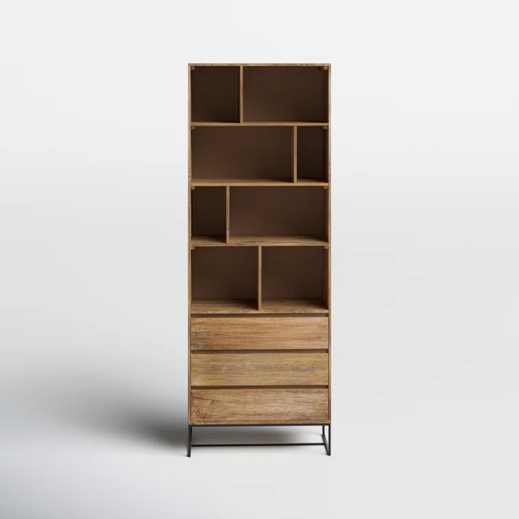 Ascent 86.5" H x 31.5" W Iron Standard Bookcase