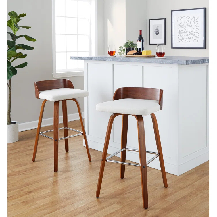 Swivel Upholstered Counter Stool