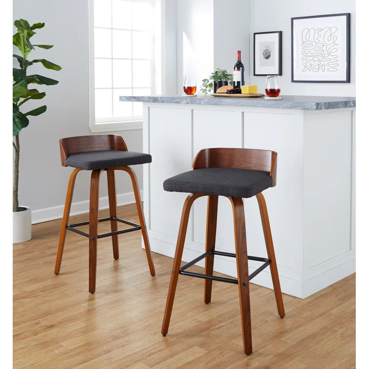 Swivel Upholstered Counter Stool