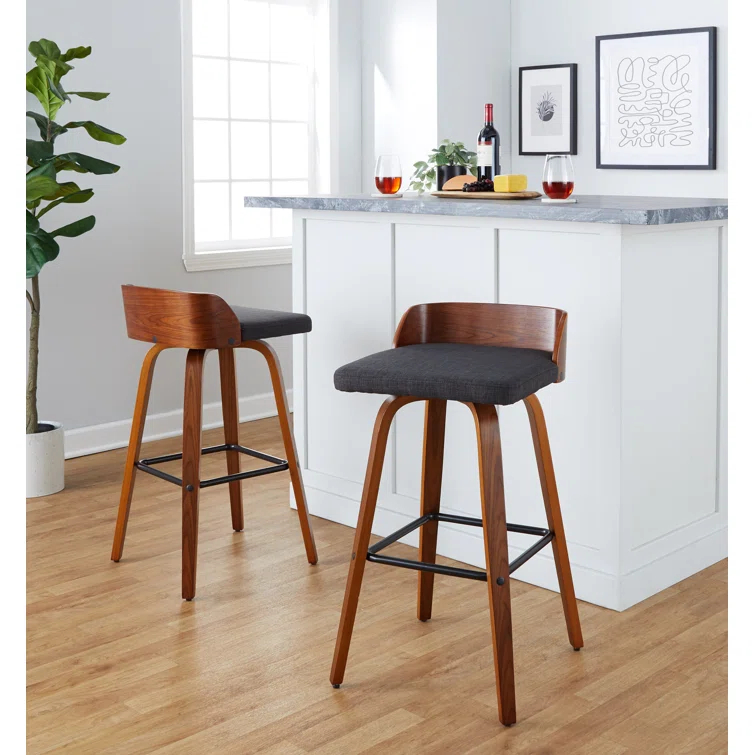 Swivel Upholstered Counter Stool