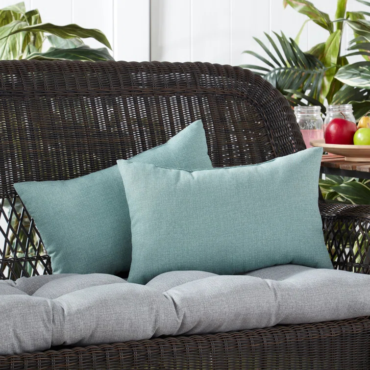 Indoor/Outdoor Reversible Throw Pillow
