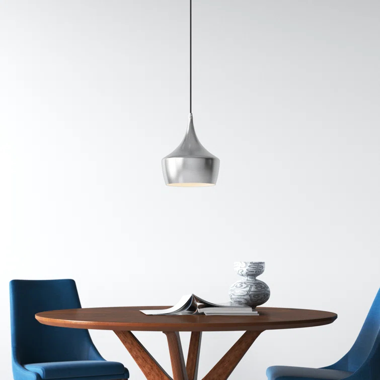 Schultz Single Light Metal Dimmable Pendant