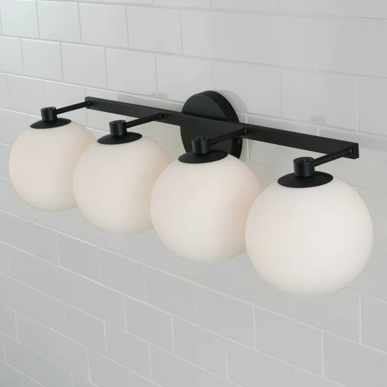 Ansley 4 Light Frosted Dimmable Vanity Light