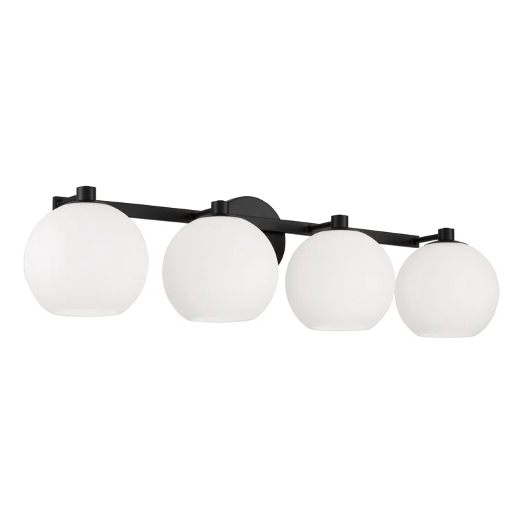 Ansley 4 Light Frosted Dimmable Vanity Light