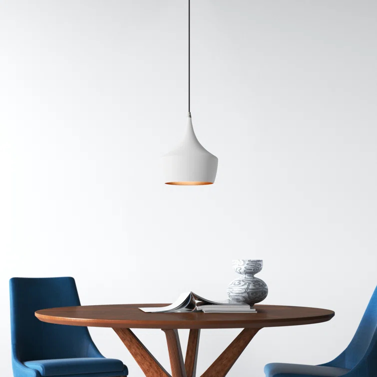 Schultz Single Light Metal Dimmable Pendant