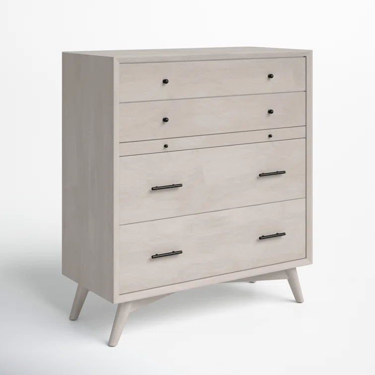 Williams 4 Drawer 38'' W Solid Wood Chest