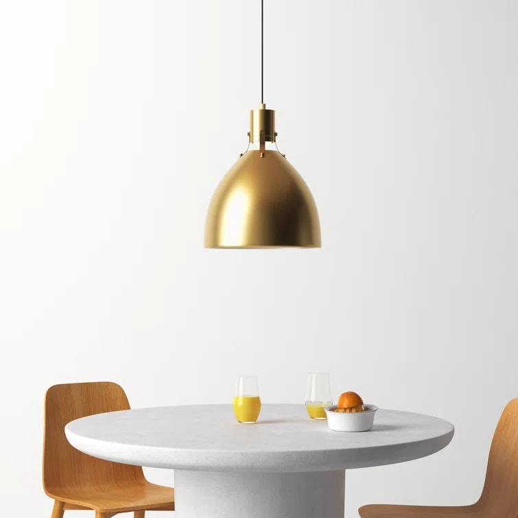 Uma Single Light Metal Dimmable LED Pendant