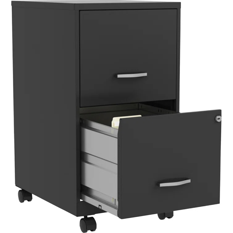 Lorell Soho Mobile 2-Drawer File Cabinet