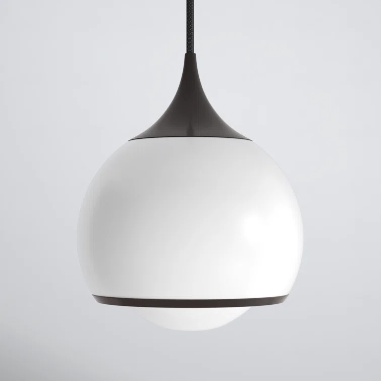 Kegan Single Light Glass Dimmable Pendant