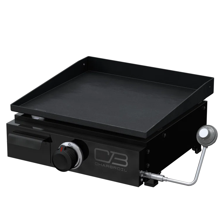 Charbroil Performance Series 17" Portable Flat Top Gas Griddle, Black