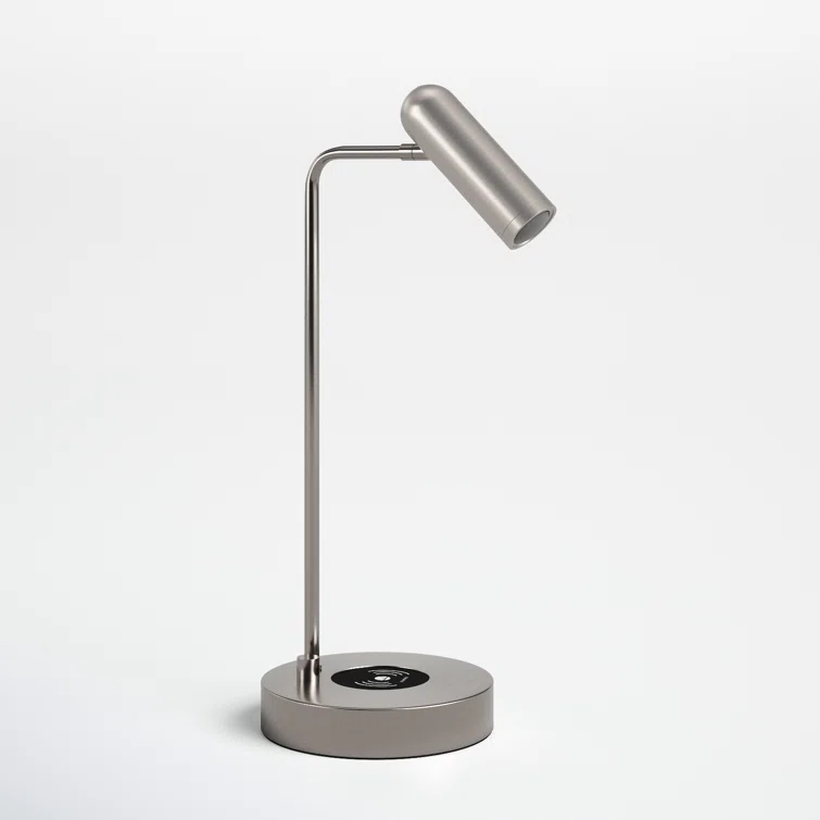 Avon 17" Desk Lamp With USB And Wireless Charging