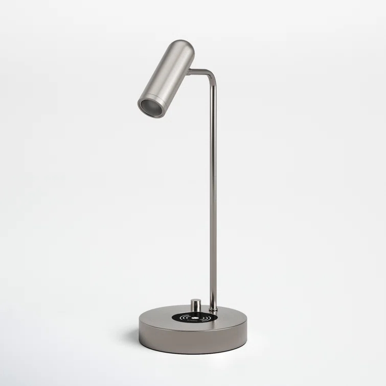 Avon 17" Desk Lamp With USB And Wireless Charging