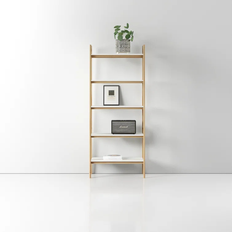 Soho Solid Wood Ladder Bookcase
