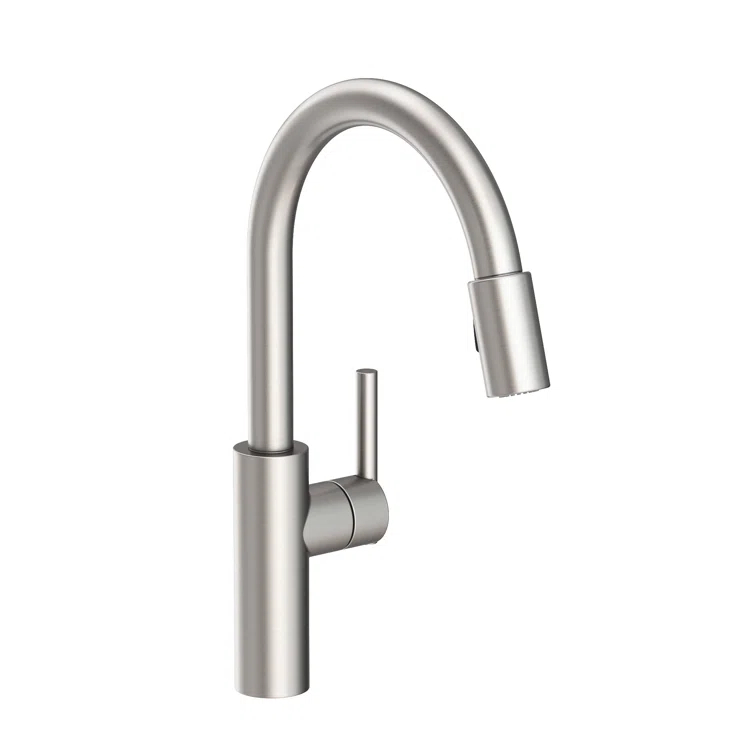 East Linear Pull Down Single Handle Kitchen Faucet